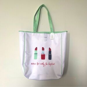 Kate Spade x Clinique Everyday Tote Bag Approx. 13” by 17”
